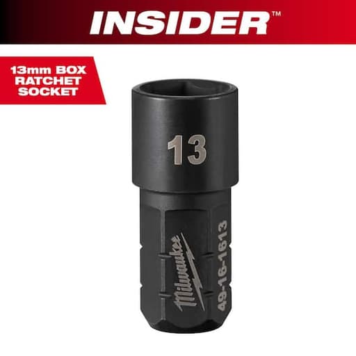 INSIDER Box Ratchet Socket 6 Point 13mm