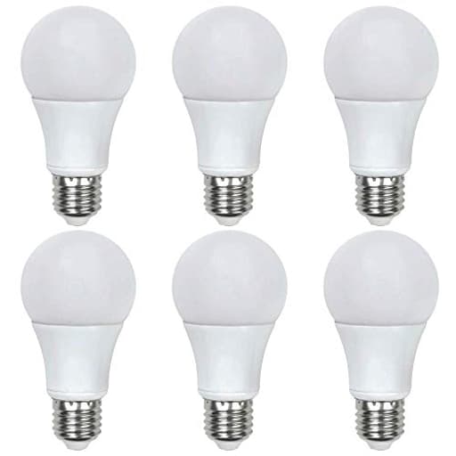 AN-03661 40 Watt Equivalent A19 General Purpose LED Light Bulb, 6-Pack, Non-Dimmable, 6 Pack, Daylight