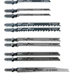 10-Piece T-Shank Jig Saw Blade Set (Extra-Clean Wood Cutting)
