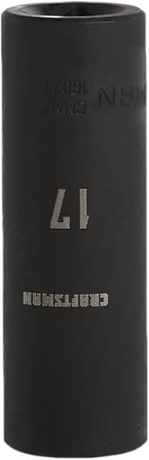 1/2-in Drive 17mm Metric Deep Impact Socket