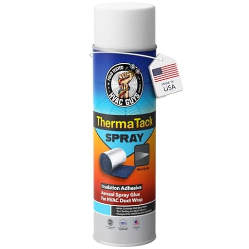 ThermaTack Aerosol Spray Glue for HVAC Duct Wrap | Duct Insulation Adhesive Spray | Industrial-Grade Fast-Tacking Sealant