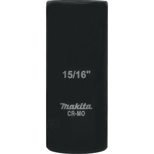 15/16" Deep Well SAE Impact Socket with 1/2" Drive