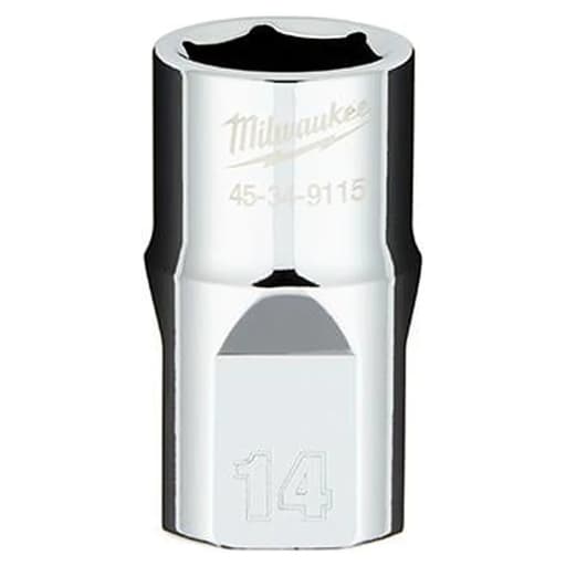 1/2" Drive Metric 6-Point Socket with FOUR FLAT™ Sides