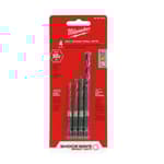 4 Piece Shockwave Hex Drill Bit Set