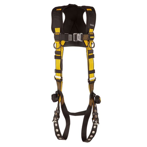 Vest Style, 5-Point, Back D-Rings, Quick‑Connect Chest, Tongue‑Buckle Legs (Large/Extra Large)