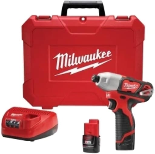 M12 1/4" Hex Impact Driver Kit