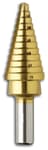 Titanium Nitride-Coated Step Drill Bit