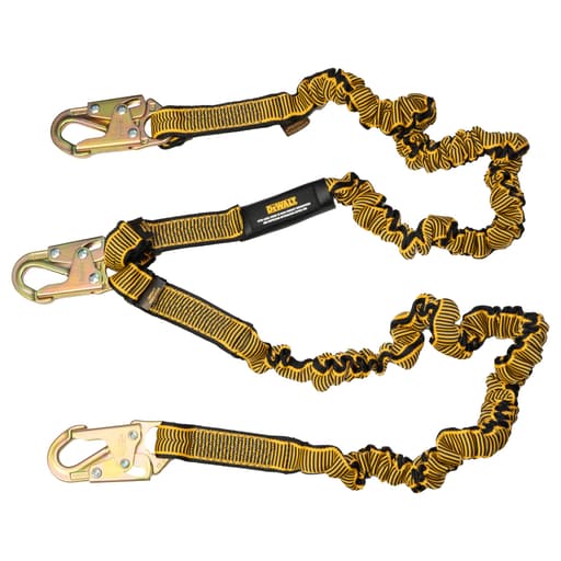 6 ft twin-leg lanyard with internal energy absorber