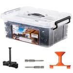 1250 PCS Hidden Deck Fasteners for Composite Decking Board,Composite Deck Clips & Plastic Hidden Fastners with Metal Screws,Universal Nylon Clips for Composite Decking