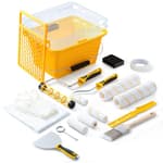 21PC 9 Inch Paint Bucket - Paint Roller Kit with Bucket Liner, Includes Roller Frame & Microfiber Covers, Professional Wall Painting & DIY Projects