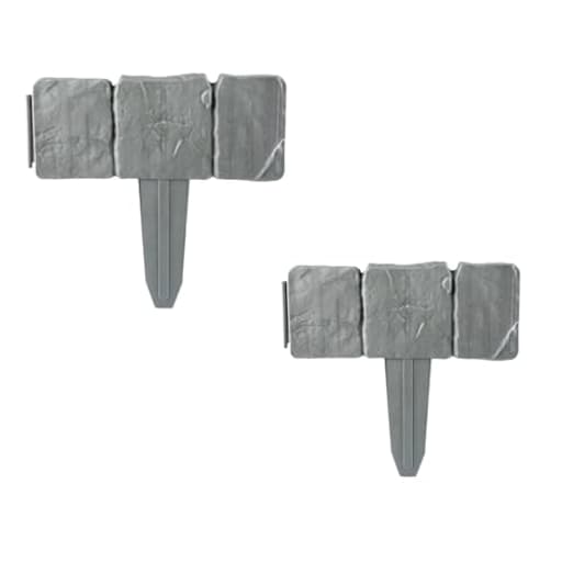 20 Pcs Retaining Wall Block, Faux Stone Edging for Landscaping, Garden Bricks for Landscape Edging Blocks, for Mulch Flower Bed Patio Lawn Walkway, 9x10 Inch