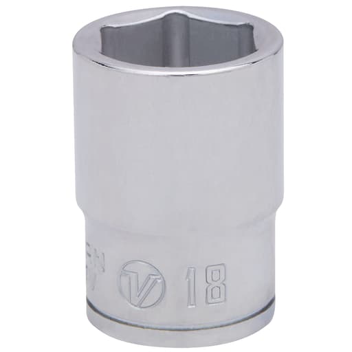1/2 Dr 6-Point Shallow Socket