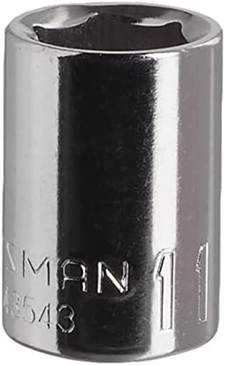 3/8-in Drive 11mm 6 Point Shallow Socket
