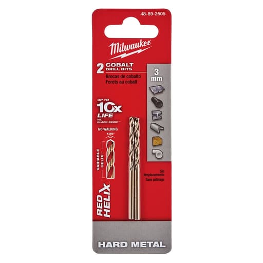 Cobalt Red Helix Bit