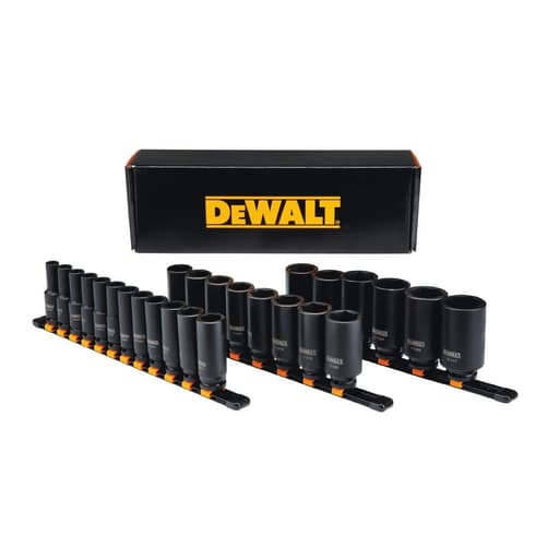 1/2 in Drive Metric Deep Impact Socket Set (26-Piece)