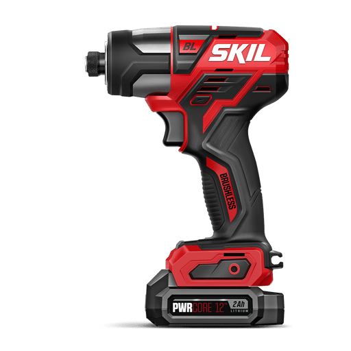 Brushless 12V 1/4 in. Hex Impact Driver Kit