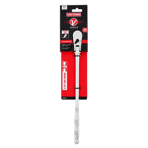 V-Series 3/8 in Drive Long Flex Head Ratchet