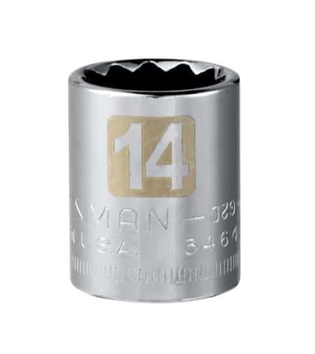 Socket 3/8Dr 14Mm 12Pt