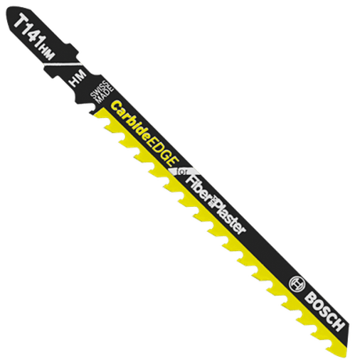 T-Shank Jig Saw Blade, 3-1/4 in, 24 TPI Carbide Edge for Stainless Steel