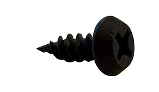 0707YPPG #7-16 x 7/16" Phillips Pan Head Serrated Fine Drywall Framing Screw Black Oxide