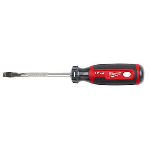 1/4" Slotted 4" Cushion Grip Screwdriver