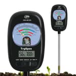 7-in-one Soil Test Kit, Soil Moisture Meter/PH Meter/Sunlight Intensity/Fertility Soil Tester, LCD Display Air & Soil Hygrometer Temperature for Garden, Farm, Lawn Care Moisture Meter for Hous Plants