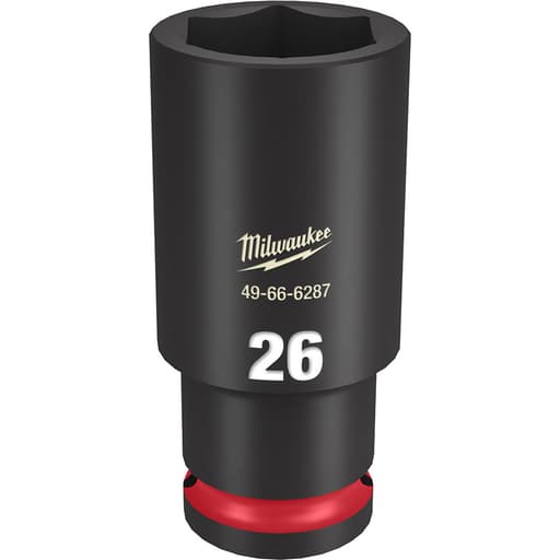 Impact Duty 1/2 Drive 26MM Deep 6 Point Socket