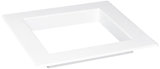 38942 Supply Box Square, Plastic Faceplate, 8.25", White