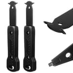 2 Pcs Carbide Scoring Cutter Backer Board Scoring Knife Laminate Floor Cutter Reversible Carbide Tips for Fiberboard Vinyl Flooring Cutting Linoleum Plexiglass Acrylic Plastic Soft Tile Sheet