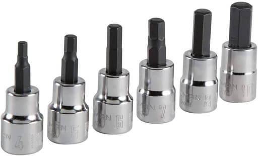 Metric Hex Bit Socket Set