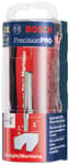 Solid Carbide Double-Flute Straight Router Bit (1/4 in x 1 in)
