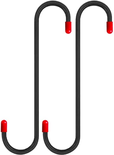 2 PCS Brake Caliper Hanger Hooks with Red Rubber Tips,Auto Brake Caliper Compression Tool,Automotive Tool for Braking,Axle,Bearing,Suspension Work,Car Tools Gifts for Men,Dad