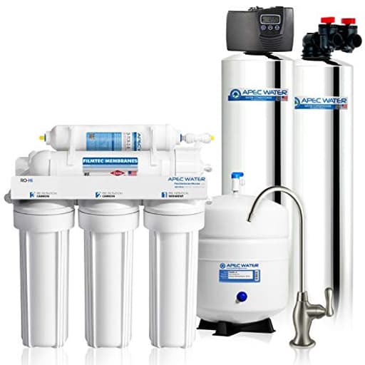 Systems TO-SOLUTION-15 Whole House Water Filter, Salt Free Water Softener & Reverse Osmosis Drinking Water Filtration Systems for 3-6 Bathrooms