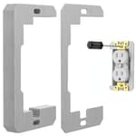 10 Pcs Wall Plate Spacer,Spacers for Electrical Outlets, Metal Flush Fit Device Leveling Plates for Electrical Outlet Repair, Fix Loose Outlets and Electrical Boxes