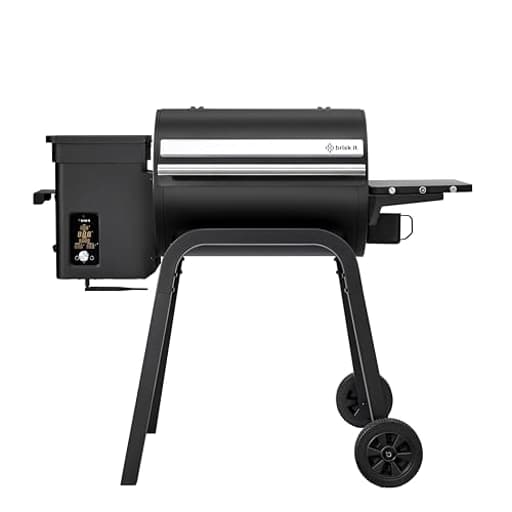 Zelos-450 Electric Wood Pellet Smoker Grill – A.I. Smart BBQ Grill with WiFi, 7-in-1 Outdoor Grill & Smoker, PID Controller (Up to 500°F), 450 sq.in Cooking Area, Meat Probe