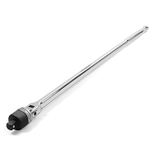 1/2 Inch Drive Ratchet Breaker Bar Hand Tool, Long Reach 24 Inches, Grip and Break Loose Tight Bolts, Nuts - 641700