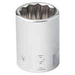 16 mm X 3/8 in. drive Metric 12 Point Standard Socket