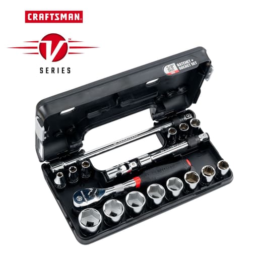 3/8 in Drive SAE 6-Point Tool Set