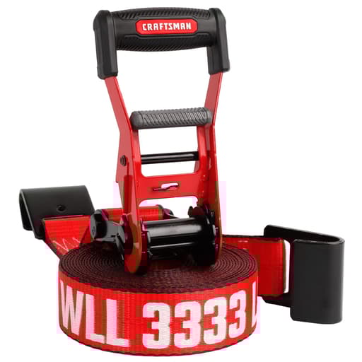 2" X 27' Ratchet Strap w/ Flat Hook