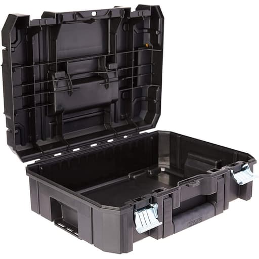 TSTAK II 13 in. Stackable Flat Top Tool Storage Case
