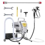 Airless Paint Sprayer,3300PSI High Efficiency Paint Sprayer gun,Thinning-Free,with Extension Pole other accessories,for Home Interior & House Exterior DIY Painting Projects.