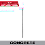 SDS PLUS SLEDGE 10" Bull Point Chisel