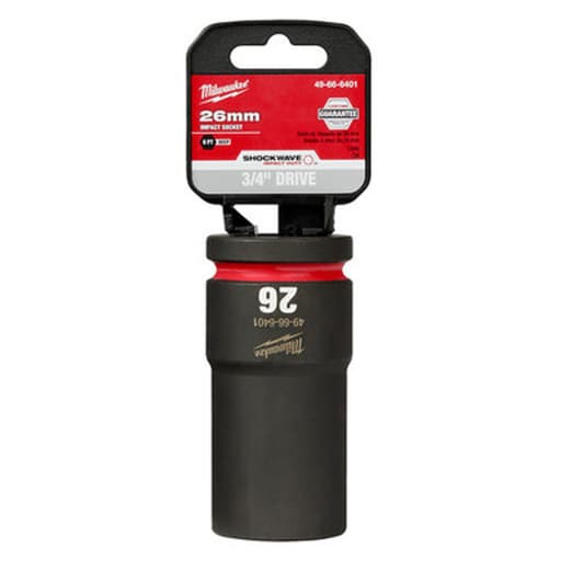 SHOCKWAVE Impact Duty 3/4 Drive 26MM Deep 6 Point Socket
