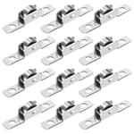 12 Pack 3/8 inch Push-Pull Sliding Window Roller Metal Wheels, Universal Metal Sliding Axles Window Pulley Single Rollers Wheel Suitable for Windows, Cabinets, Doors, and Other DIY Work