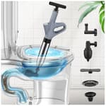 Toilet Plunger, High Pressure Toilet Plunger,Toilet Auger Air Drain Blaster with Real-Time, Heavy Duty Plunger for Bathroom and Plumbing Clogs