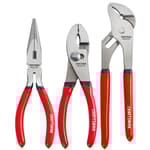 3 Pc Dipped Grip Pliers Set