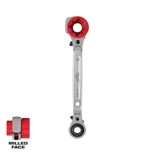 Lineman's 5in1 Ratcheting Wrench