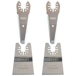 4 Pcs Oscillating Multi Tool Scraper Blades for Scraping Cutting Removing Paint Caulk Adhesive Sealant XG4201