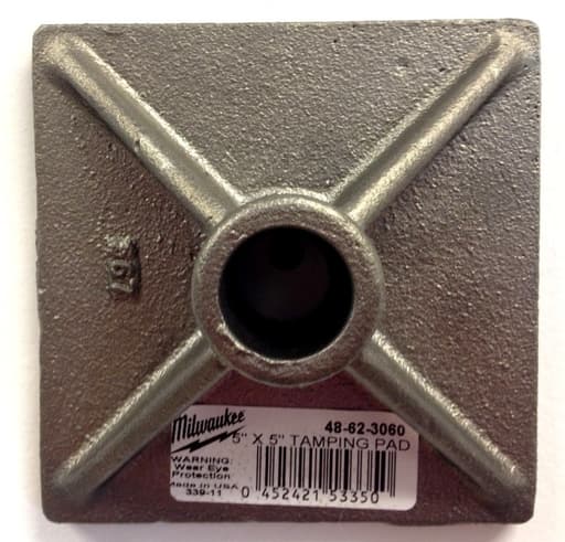 SDS MAX Tamper Plate 5" x 5"