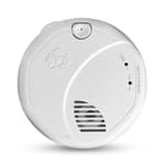 Combination Smoke & Carbon Monoxide Alarm, Battery Operated Detector with Test & Silence Button, SMCO100, 1-Pack,White